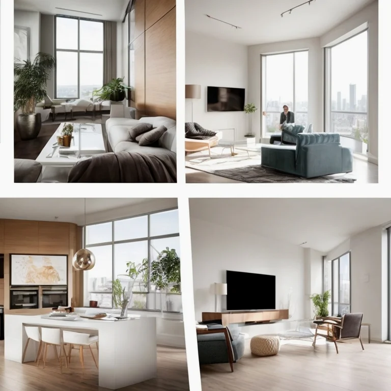 Visualisierung eines Luxusapartments