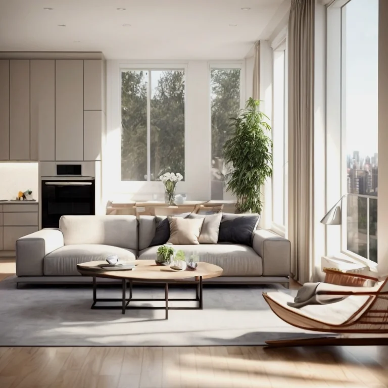 Visualisierung eines Luxusapartments